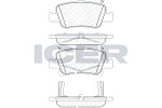 ICER  Brake Pad Set,  disc brake 181870