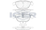 ICER  Комплект тормозных колодок,  дисковый тормоз 181900