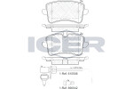 ICER  Brake Pad Set,  disc brake 181986-203