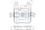 ICER  Комплект тормозных колодок,  дисковый тормоз 182092