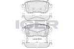 ICER  Brake Pad Set,  disc brake 182188