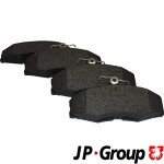  Комплект тормозных колодок,  дисковый тормоз JP GROUP 1163606510