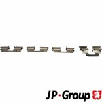  Комплектующие,  колодки дискового тормоза JP GROUP 1163651010