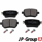  Комплект тормозных колодок,  дисковый тормоз JP GROUP 1163708710