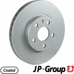  Тормозной диск JP GROUP 1263106500