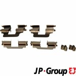  Комплектующие,  колодки дискового тормоза JP GROUP 1263650710