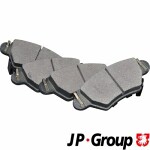  Комплект тормозных колодок,  дисковый тормоз JP GROUP 1263701710