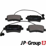  Комплект тормозных колодок,  дисковый тормоз JP GROUP 1263701810
