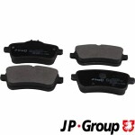  Комплект тормозных колодок,  дисковый тормоз JP GROUP 1363702610