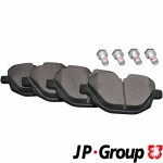  Комплект тормозных колодок,  дисковый тормоз JP GROUP 1463701610