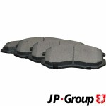  Комплект тормозных колодок,  дисковый тормоз JP GROUP 3963700310
