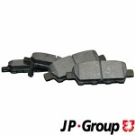  Комплект тормозных колодок, дисковый тормоз JP Group 4063700610