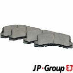  Комплект тормозных колодок,  дисковый тормоз JP GROUP 4863700110