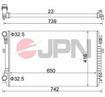 JPN  Radiaator, mootorijahutus 60C9069-JPN