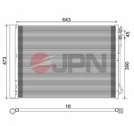 JPN  Condenser,  air conditioning 60C9085-JPN