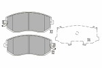 KAVO PARTS  Brake Pad Set,  disc brake KBP-8025