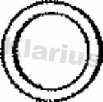 KLARIUS  Уплотнительное кольцо, труба выхлопного газа 410213