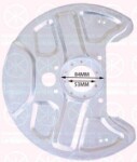 KLOKKERHOLM  Splash Guard,  brake disc 9040371