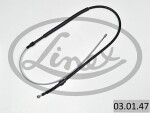 LINEX  Cable Pull,  parking brake 03.01.47