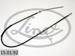 LINEX  Cable Pull,  parking brake 15.01.92