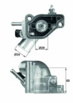 MAHLE  Thermostat,  coolant BEHR TI 5 92
