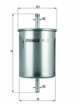 MAHLE  Fuel Filter KL 2