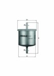 MAHLE  Fuel Filter KL 61