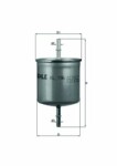 MAHLE  Fuel Filter KL 196