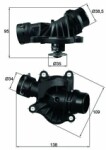 MAHLE  Thermostat,  coolant BEHR TI 234 88