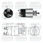 MEAT & DORIA  Solenoid, startmotor 46317