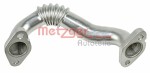 METZGER  Pipe,  EGR valve 0892656