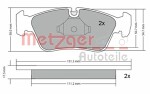 METZGER  Brake Pad Set,  disc brake 1170019