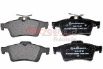 METZGER  Brake Pad Set,  disc brake GREENPARTS 1170343