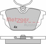 METZGER  Brake Pad Set,  disc brake 1170497