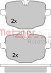 METZGER  Brake Pad Set,  disc brake GREENPARTS 1170565