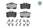  Brake Pad Set,  disc brake MEYLE-PD: Advanced performance and design. 025 209 6117/PD
