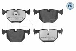  Brake Pad Set,  disc brake MEYLE-PD: Advanced performance and design. 025 214 8717/PD