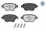  Brake Pad Set,  disc brake MEYLE-PD: Advanced performance and design. 025 235 5717/PD