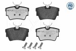  Brake Pad Set,  disc brake MEYLE-PD: Advanced performance and design. 025 239 8017/PD
