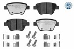  Brake Pad Set,  disc brake MEYLE-PD: Advanced performance and design. 025 245 6317/PD