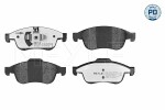  Brake Pad Set,  disc brake MEYLE-PD: Advanced performance and design. 025 249 1418/PD