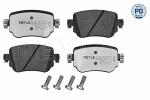  Brake Pad Set,  disc brake MEYLE-PD: Advanced performance and design. 025 251 0917/PD