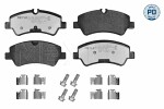  Brake Pad Set,  disc brake MEYLE-PD: Advanced performance and design. 025 256 0418/PD