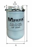 MFILTER  Топливный фильтр DF 3545