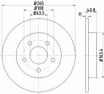 MINTEX  Тормозной диск MDC1642C