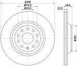 MINTEX  Тормозной диск MDC1813