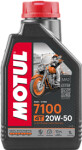 MOTUL  Моторное масло 7100 20W-50 4T 1л 104103