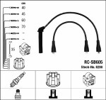 NGK  Комплект проводов зажигания 8200