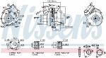 NISSENS  Kompressor, ülelaadimine 93830