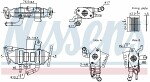 NISSENS  Cooler,  exhaust gas recirculation 989488